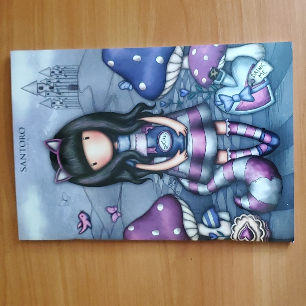 Santoro London Gorjuss Alice in Wonderland Notebook